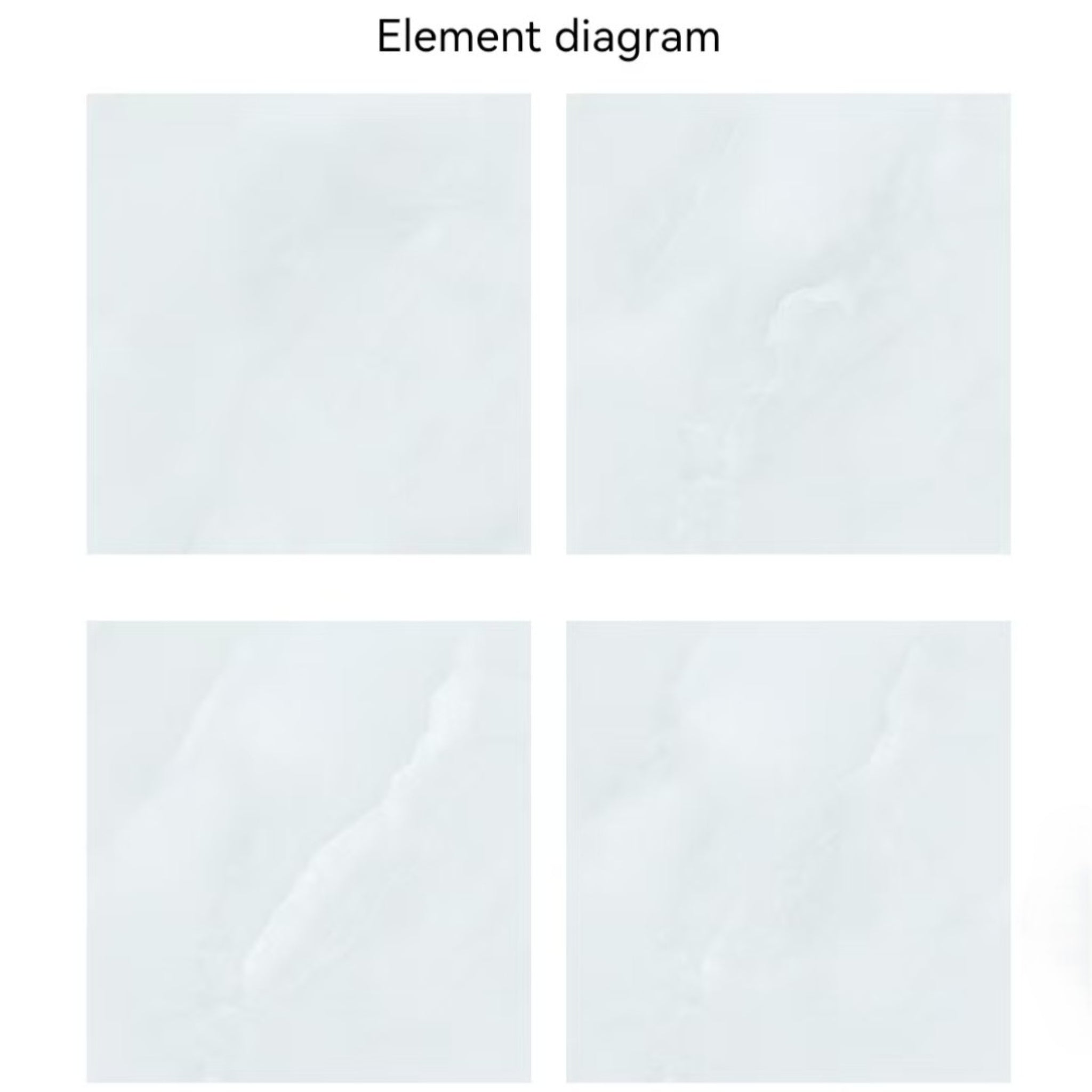 Glossy mid-size tiles400*800