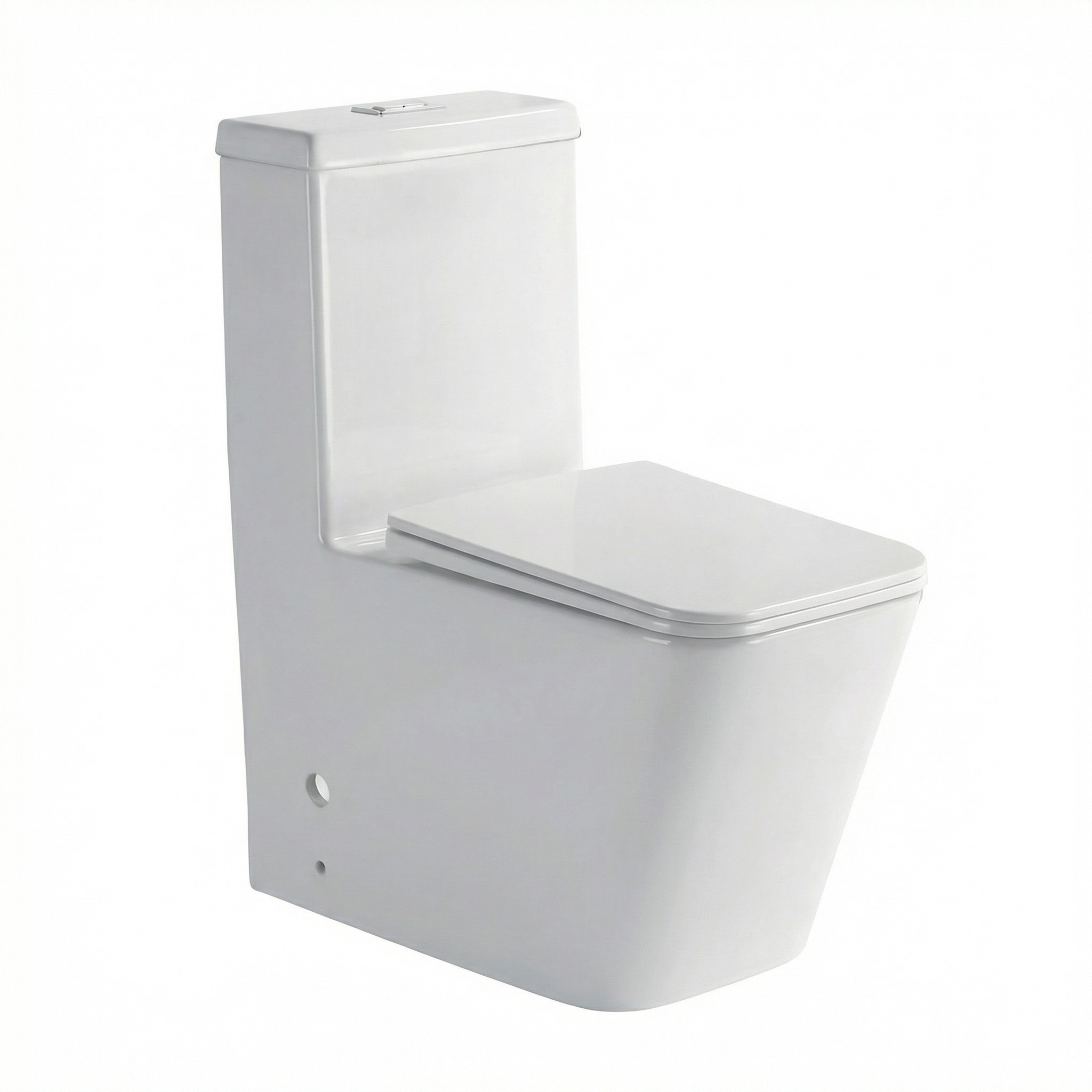 One-piece toilet