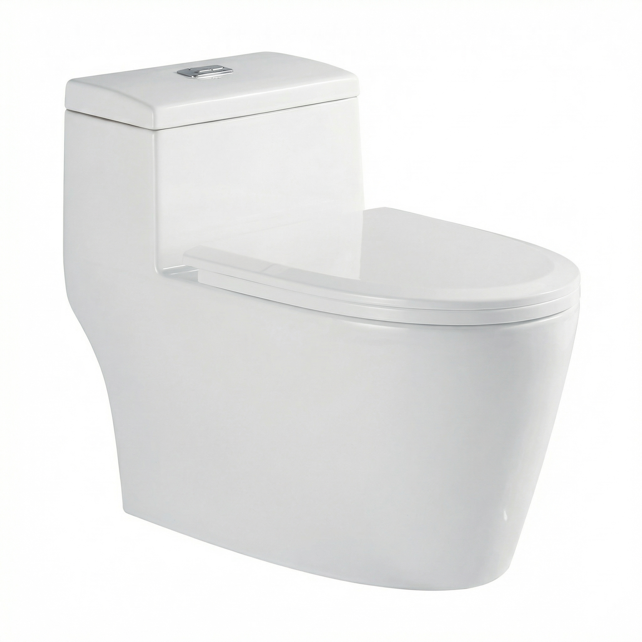 One-piece toilet