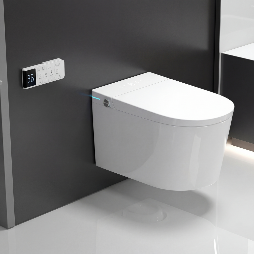 Wall-mounted toilet